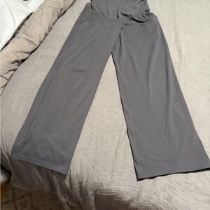 G4Free Wide Leg Gray Women's Jumpsuit Pants